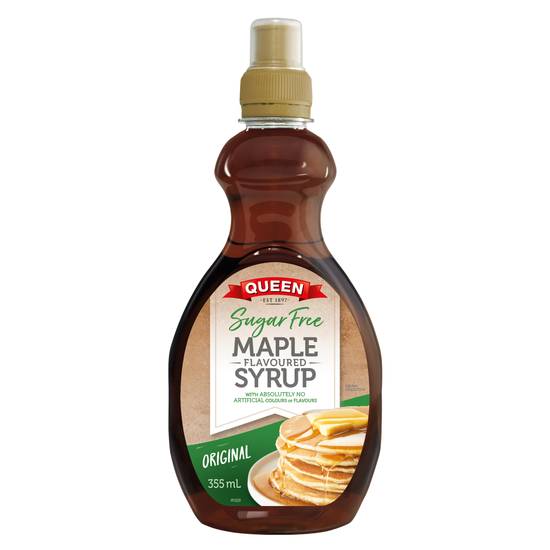 Queen Sugar Free Maple Flavoured Syrup 355ml