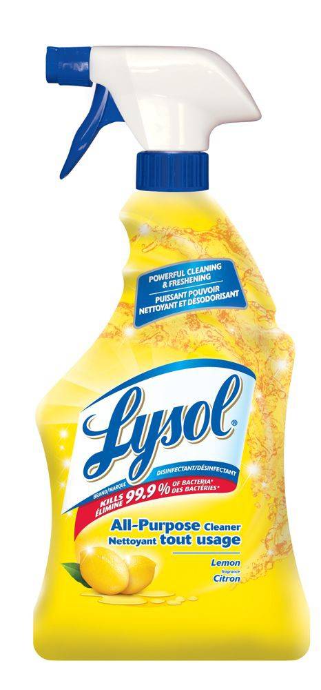 Lysol All Purpose Cleaner With Trigger, Lemon (650 ml)