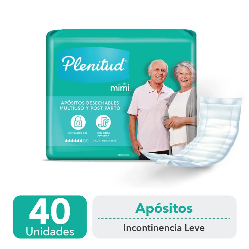 Aposito Adulto Multiuso para Perdidas de Orina PLENITUD