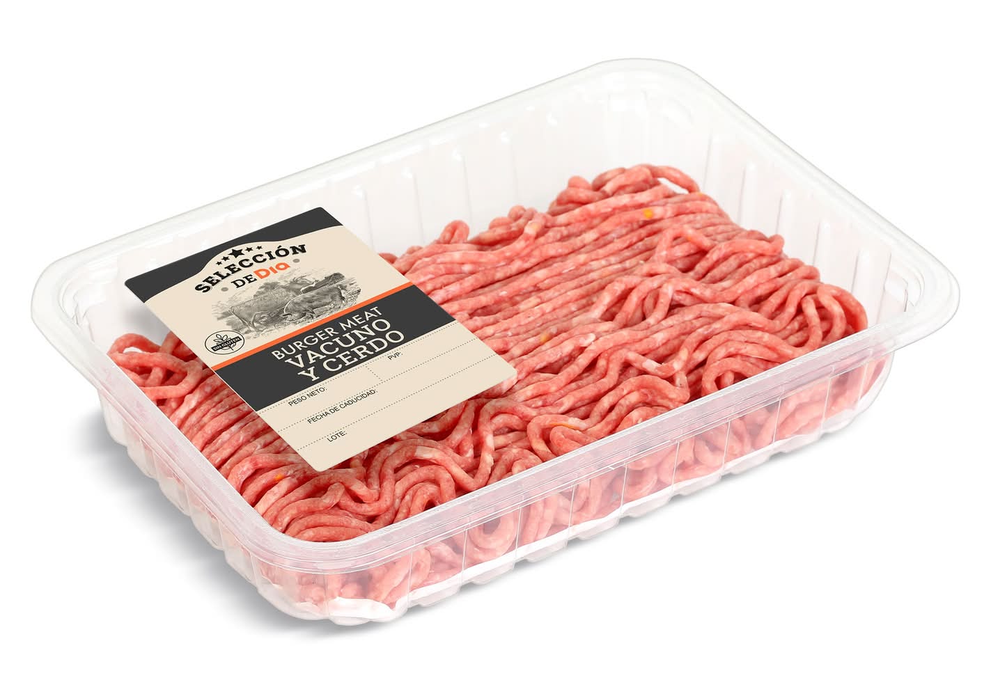 Preparado De Carne Picada De Cerdo Y Vacuno Selección De Dia Bandeja 500 G