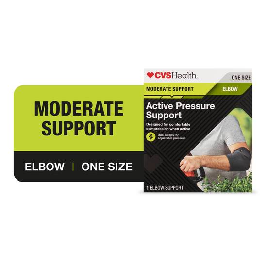CVS Health Moderate Support Elbow Active Pressure Support
