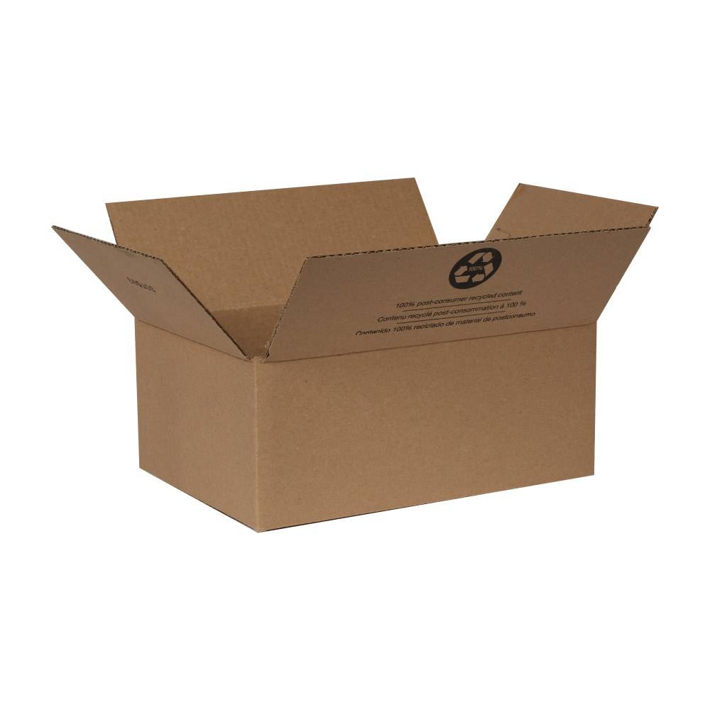 Duck 8-in W x 4.75-in H x 11.75-in D Small Recycled Cardboard Moving Box | 394526