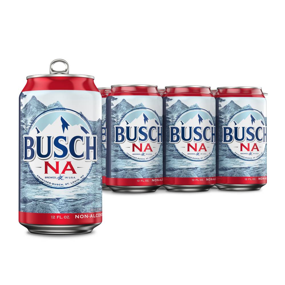 Busch Non-Alcoholic Brew Beer (6 ct, 12 fl oz)