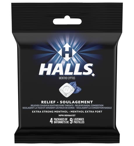 Halls Relief Cough Drops, Mento-Lyptus (40 g, 36 ct)