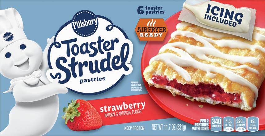 Pillsbury Toaster Strudel Pastries (strawberry)