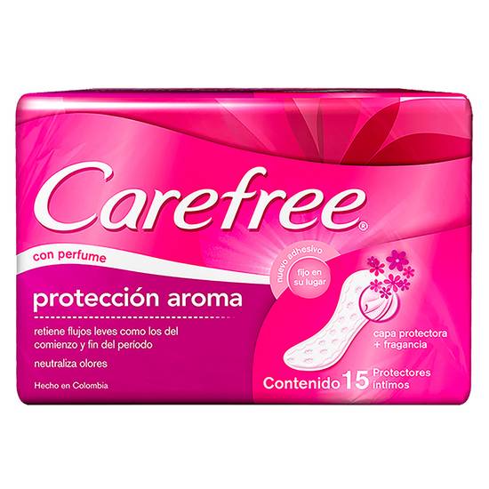 Carefree Protectores Diarios Original 15 Un