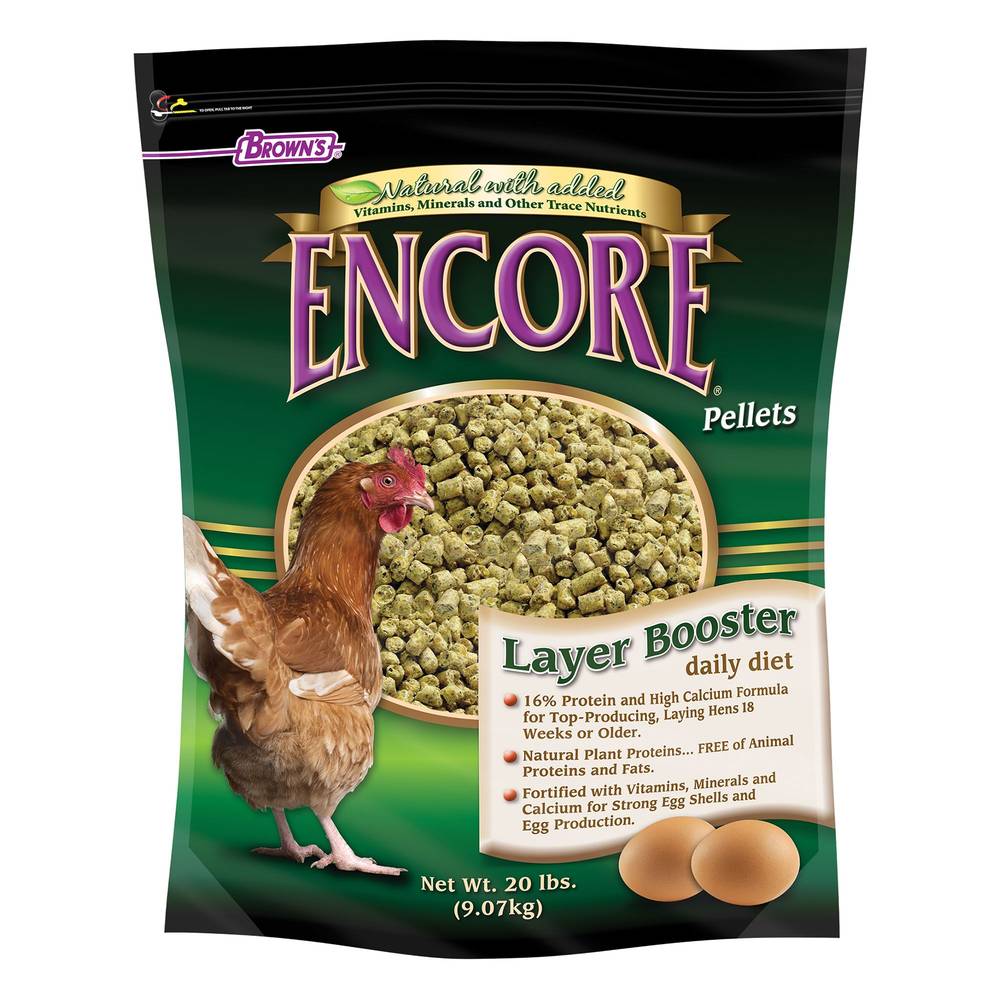 Encore Brown's Layer Booster Daily Diet Chicken Food