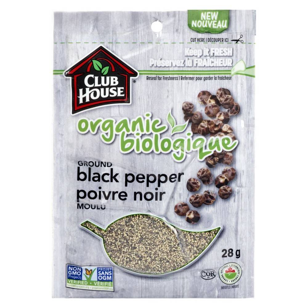 Club House Organic Ground Black Pepper (28 g)