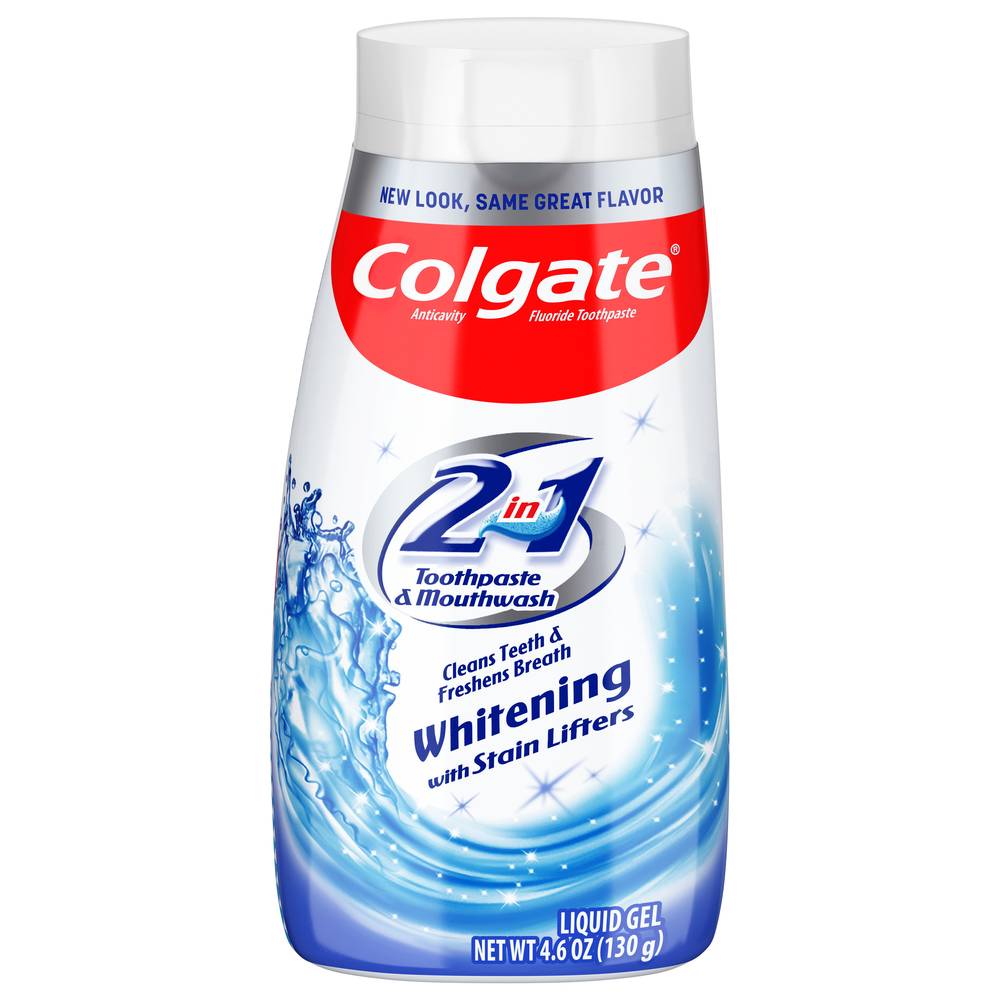 Colgate 2-in-1 Anticavity Whitening Toothpaste & Mouthwash