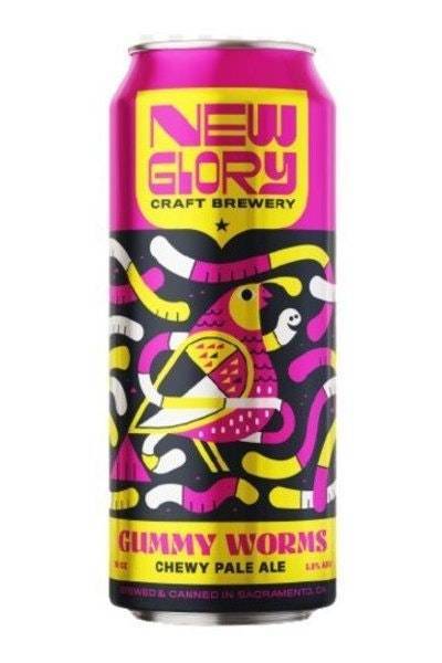 New Glory Craft Brewery Gummy Worms Chewy Pale Ale (19.2oz can)