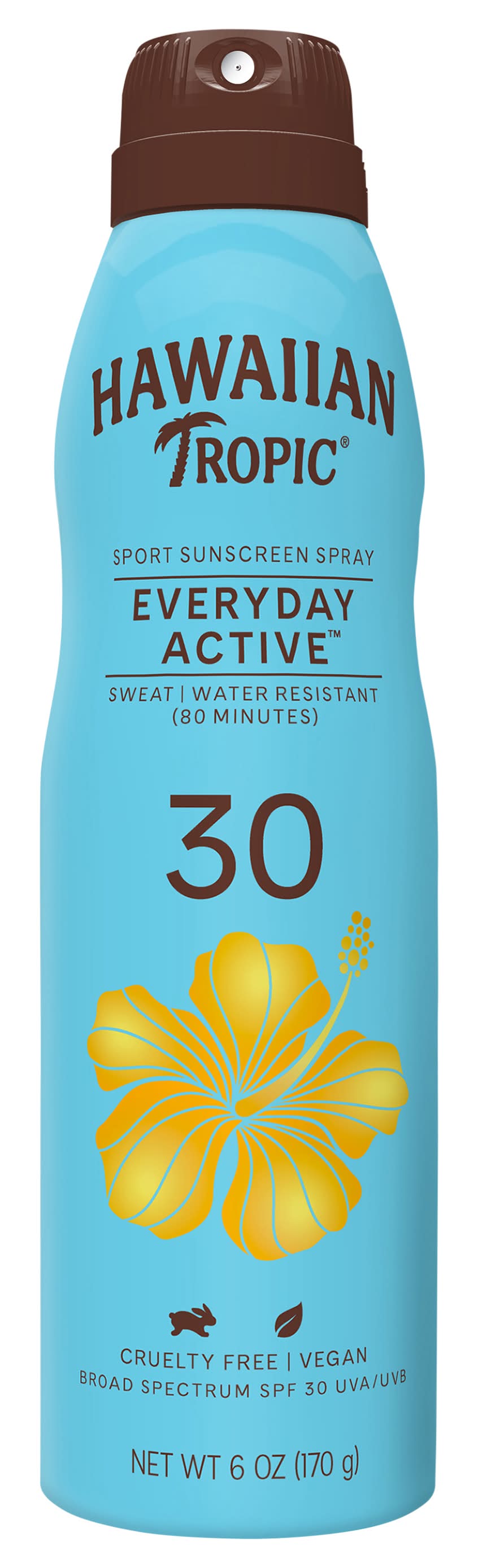 Hawaiian Tropic Island Sport Ultra Light Spf 30 Sunscreen (6 oz)