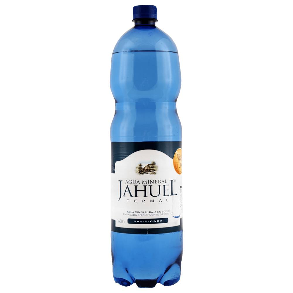 Jahuel agua mineral con gas (botella 1.6 l)