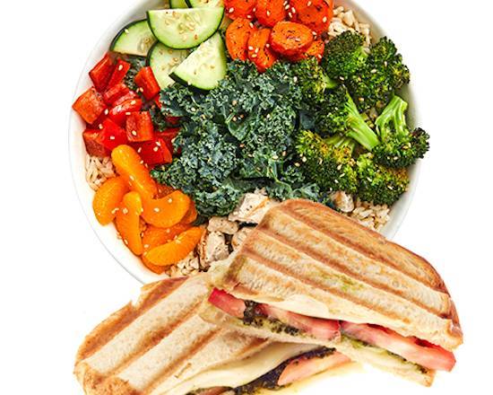 Grain Bowl and Panini