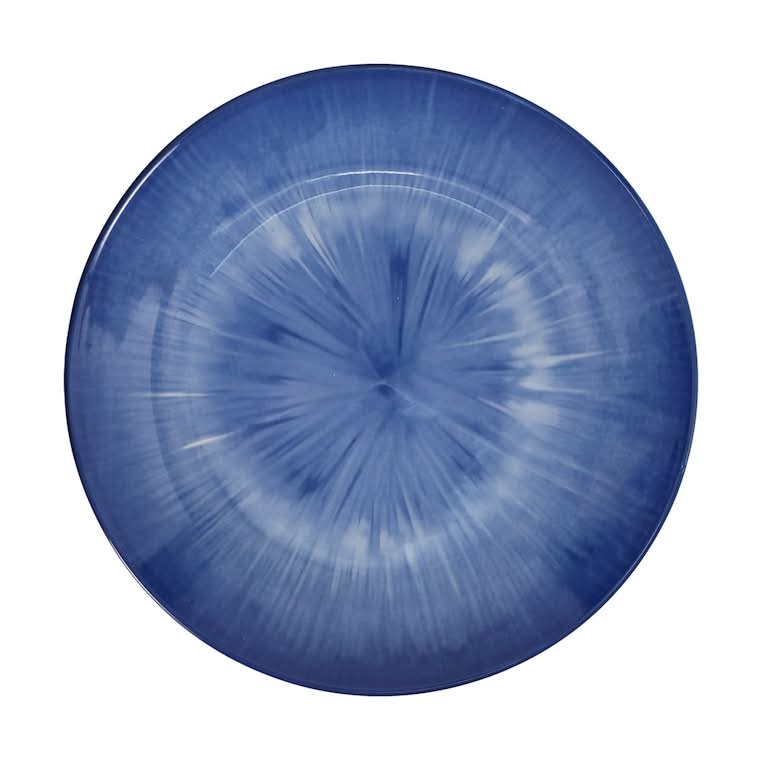 Blue Porcelain Plate, 1-ct.
