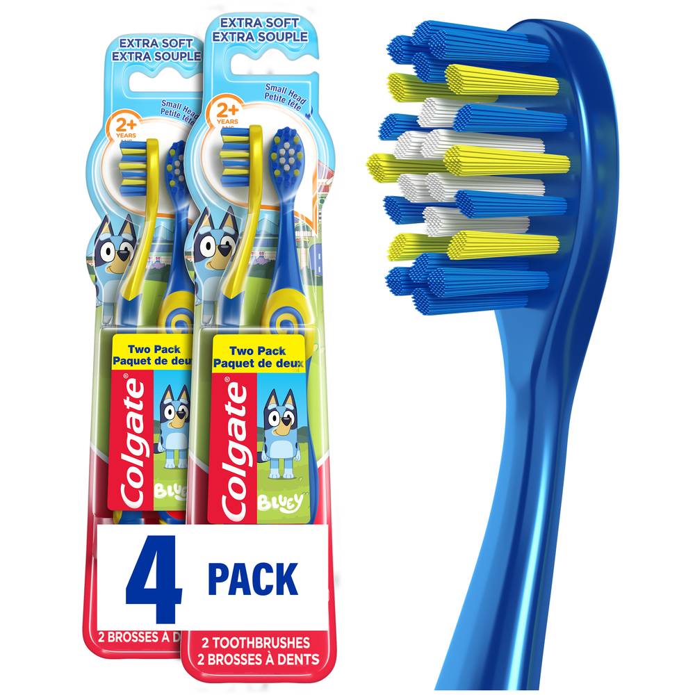 Colgate Extra Soft Bluey Toothbrushes