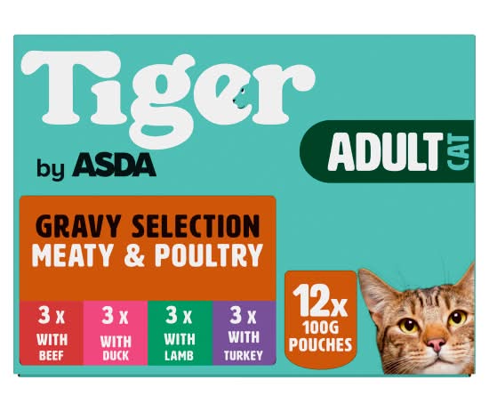 ASDA Tiger Gravy Selection Meaty & Poultry (12 pack)