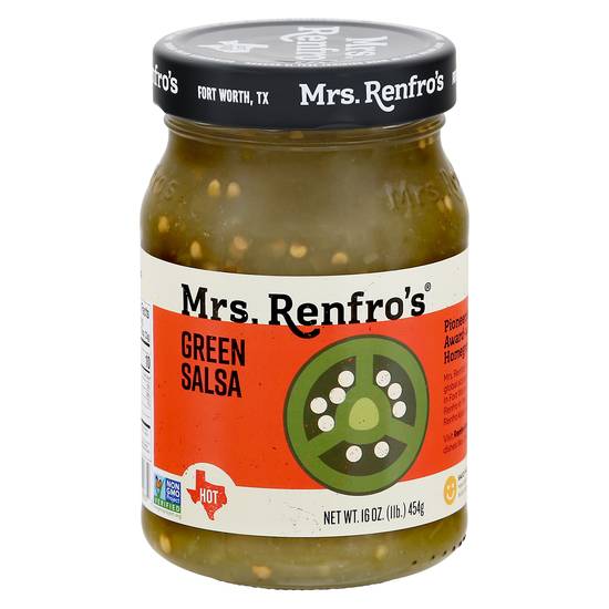 Mrs. Renfro's Hot Green Salsa (16 oz)
