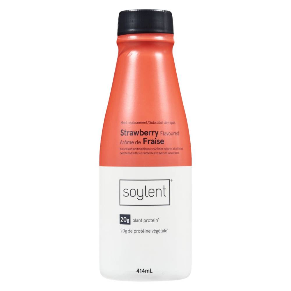 Soylent Strawberry Flavoured Meal Replacement Beverage (414 ml)