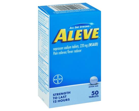 Aleve · All Day Strong Pain Reliever & Fever Reducer (50 tablets)