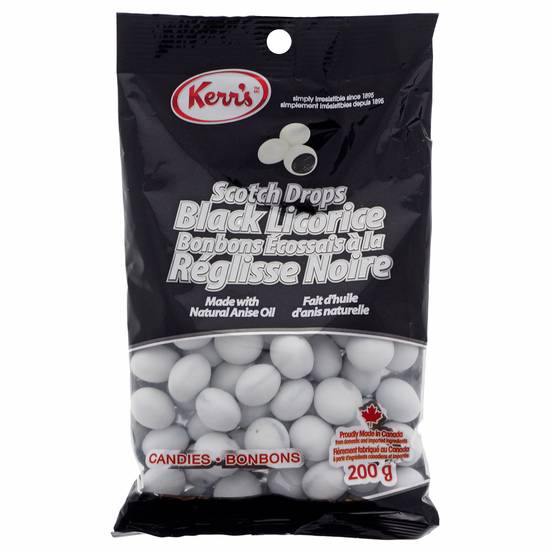 Kerr'S Kerr'S Black Licorice Scotch Drops Candy (200 g)