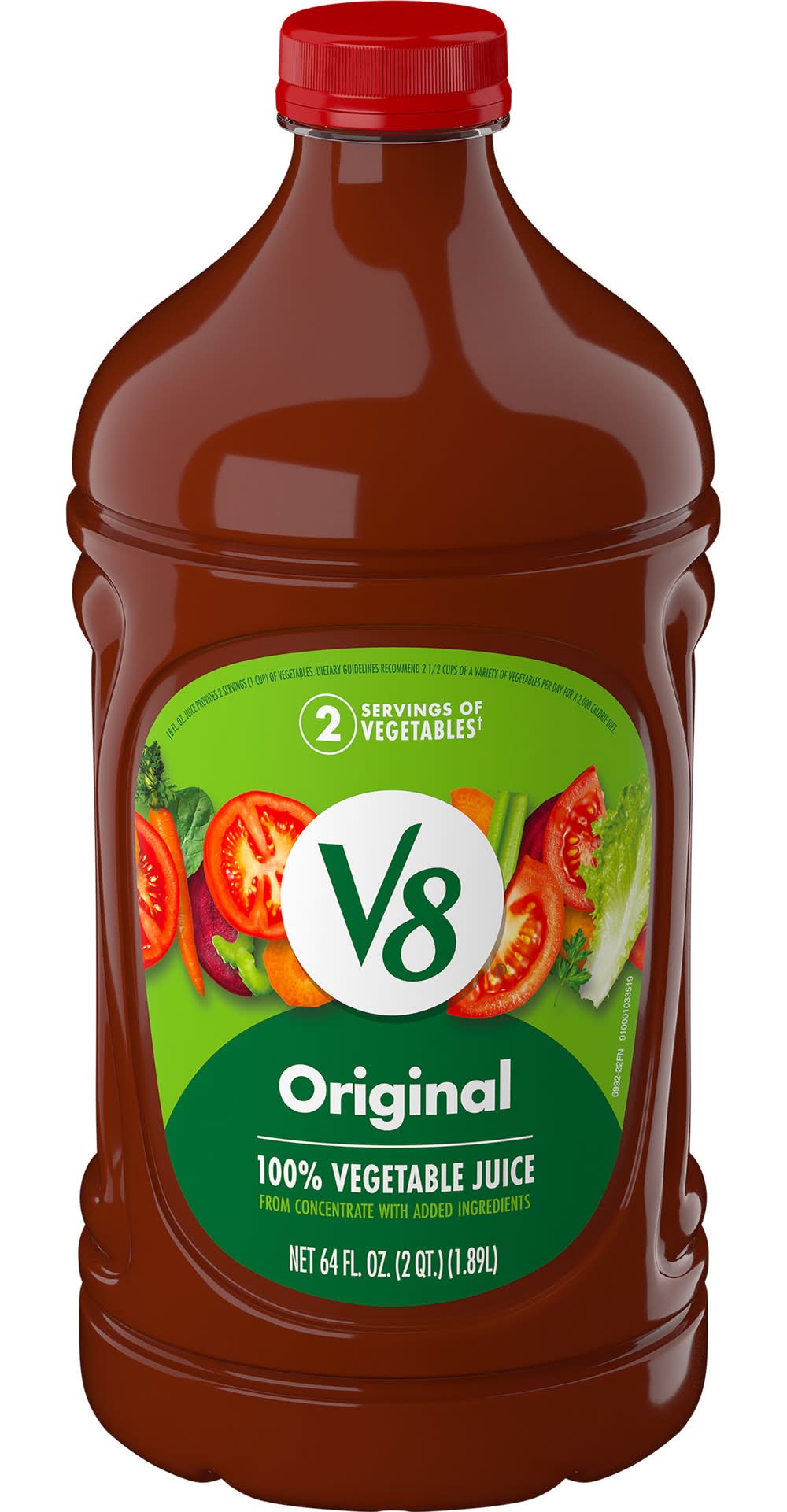 V8 100% Vegetable Juice, Original (64 fl oz)