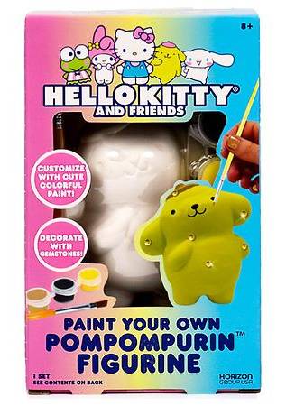 Hello Kitty Paint Your Pompompurin Figurine