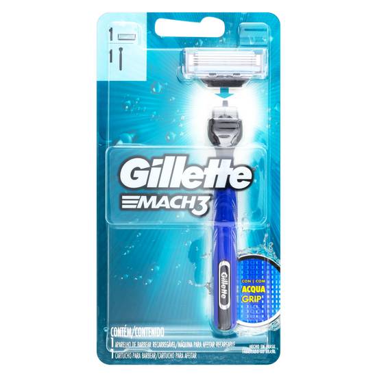 Gillette aparelho de barbear mach3 (1 unidade)