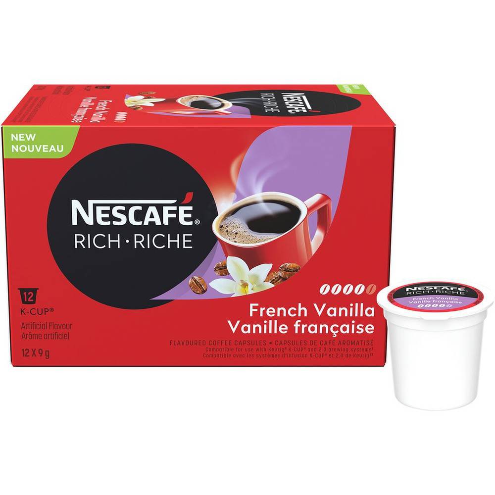 Nescafé Capsules de café kcup à saveur de vanille française Delivery