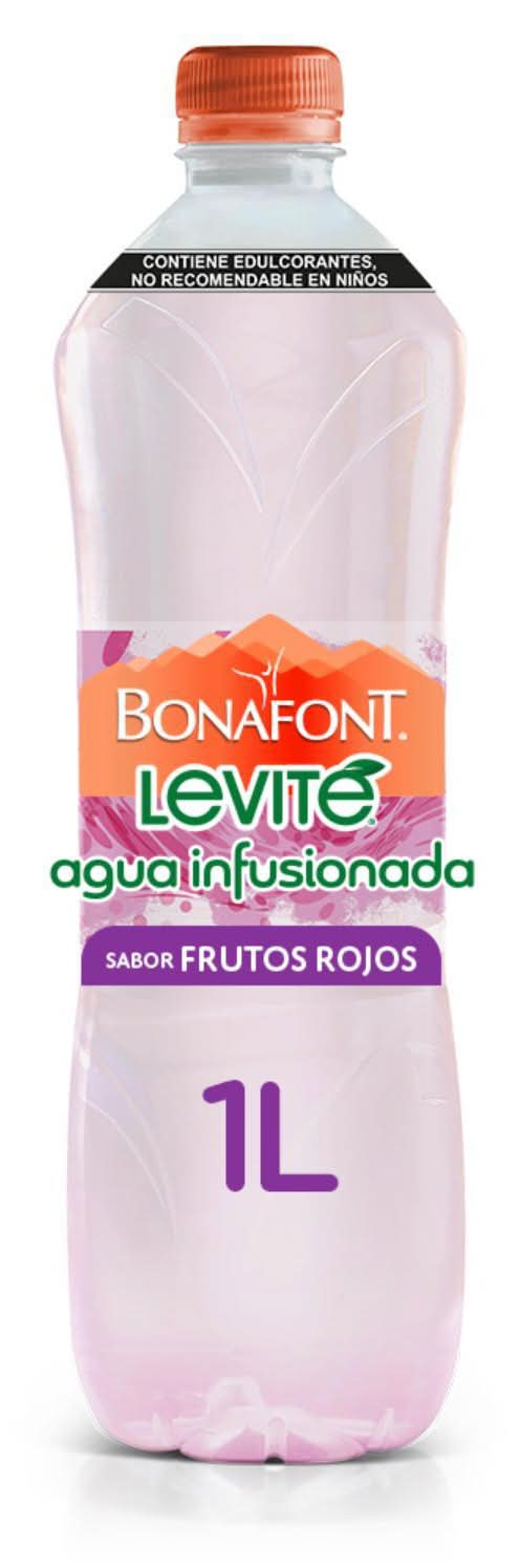 Bonafont · Agua infusionada levité, frutos rojos (1 L)