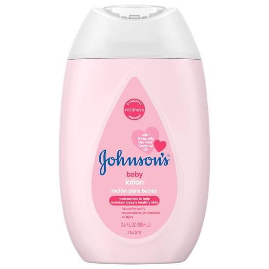 Johnson's Moisturizing Pink Baby Lotion With Coconut Oil