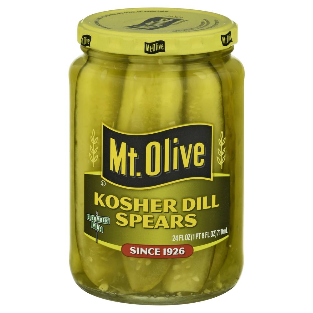 Mt. Olive Kosher Dill Spear Pickles (24 fl oz)