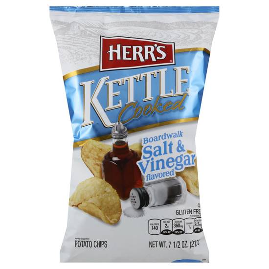 Herr's Salt & Vinegar Kettle Cooked Chips
