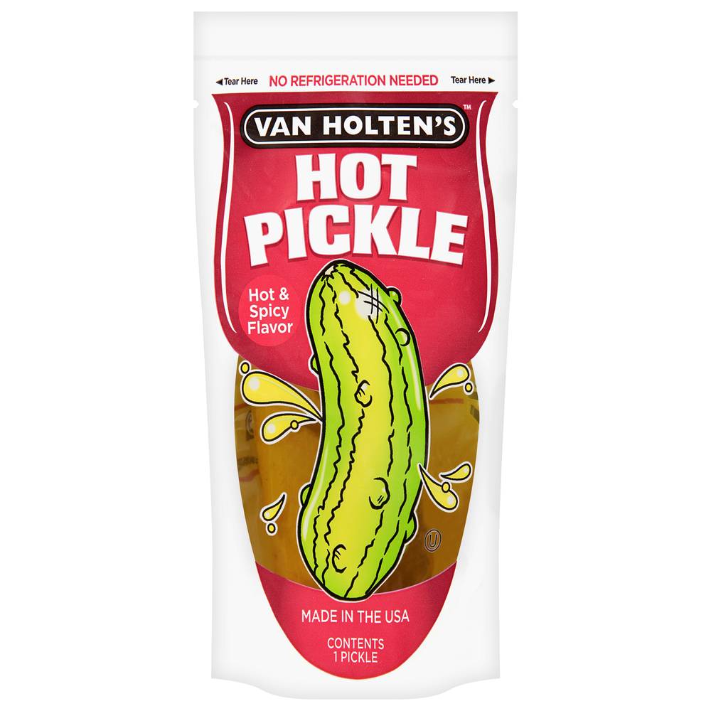Van Holten's Kosher Hot & Spicy Flavor Dill Pickle (1 pickle)