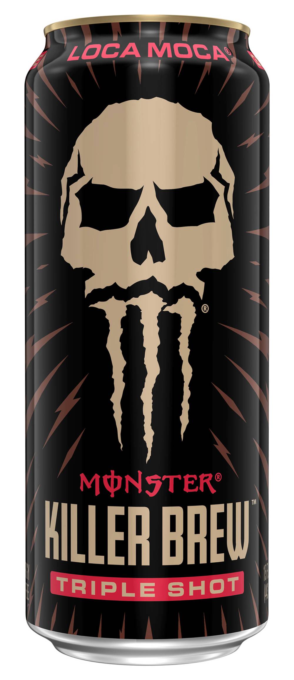 Monster Energy Killer Brew Triple Shot Energy Coffee, Loca Mocha (15 fl oz)