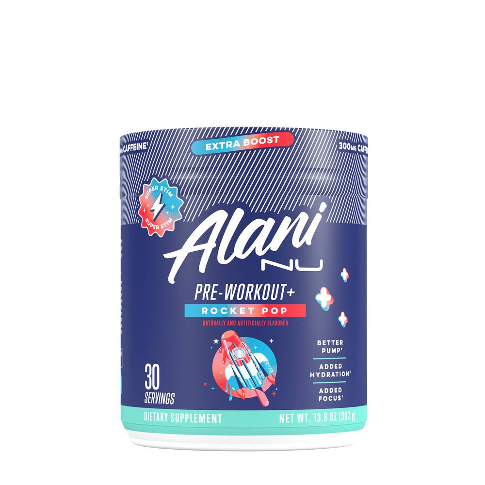 Alani Nu Pre-Workout + Rocket Pop (13.8 oz)