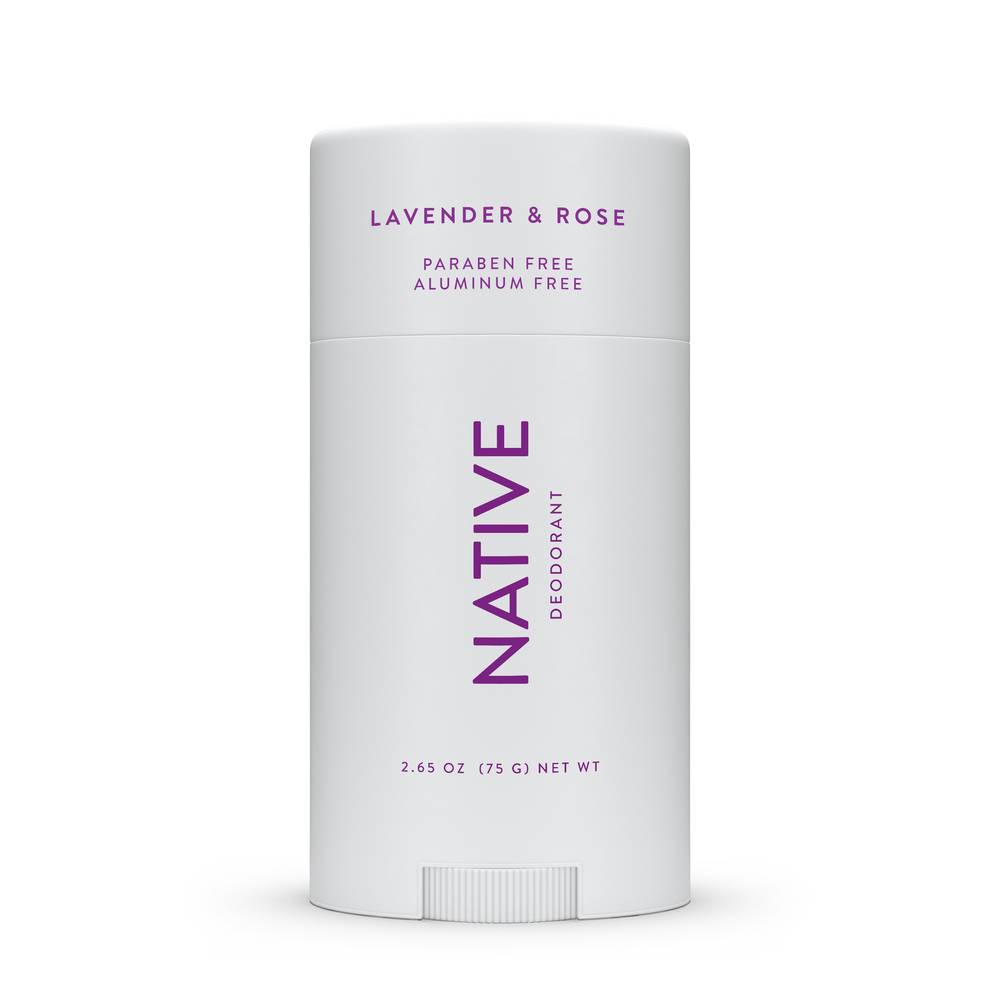 Native Aluminum Free Deodorant Lavender & Rose (2.6 oz)