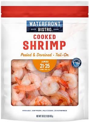 waterfront BISTRO Peeled & Deveined Tail-On Cooked Shrimp (1 lbs)