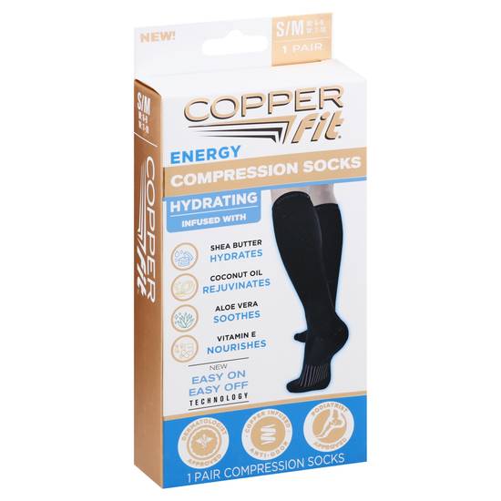 Copper Fit Energy Small & Medium Compression Socks