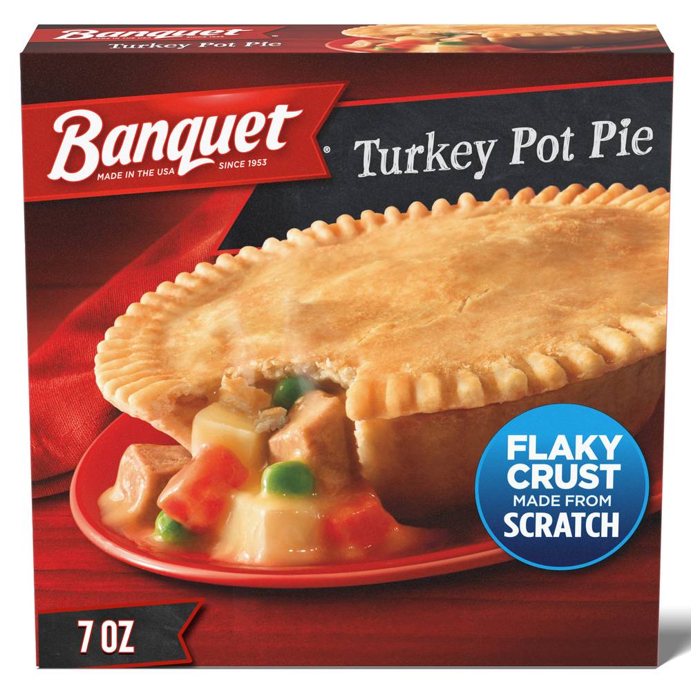 Banquet Turkey Flaky Crust Pot Pie