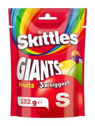 Skittles Giant Fruits Lolly Bag 132g