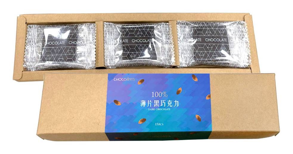 CHOCOARTS-100%薄片黑巧克力(67.5±4.5g/盒)