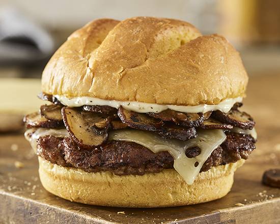 Truffle Mushroom Swiss Burger