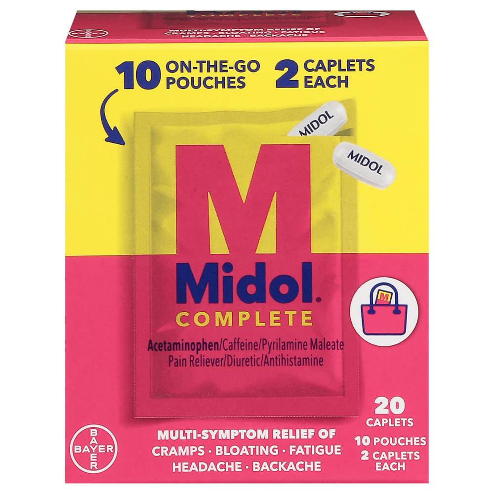 Midol Complete Multi Symptom Relief Caplets (0.8 oz)