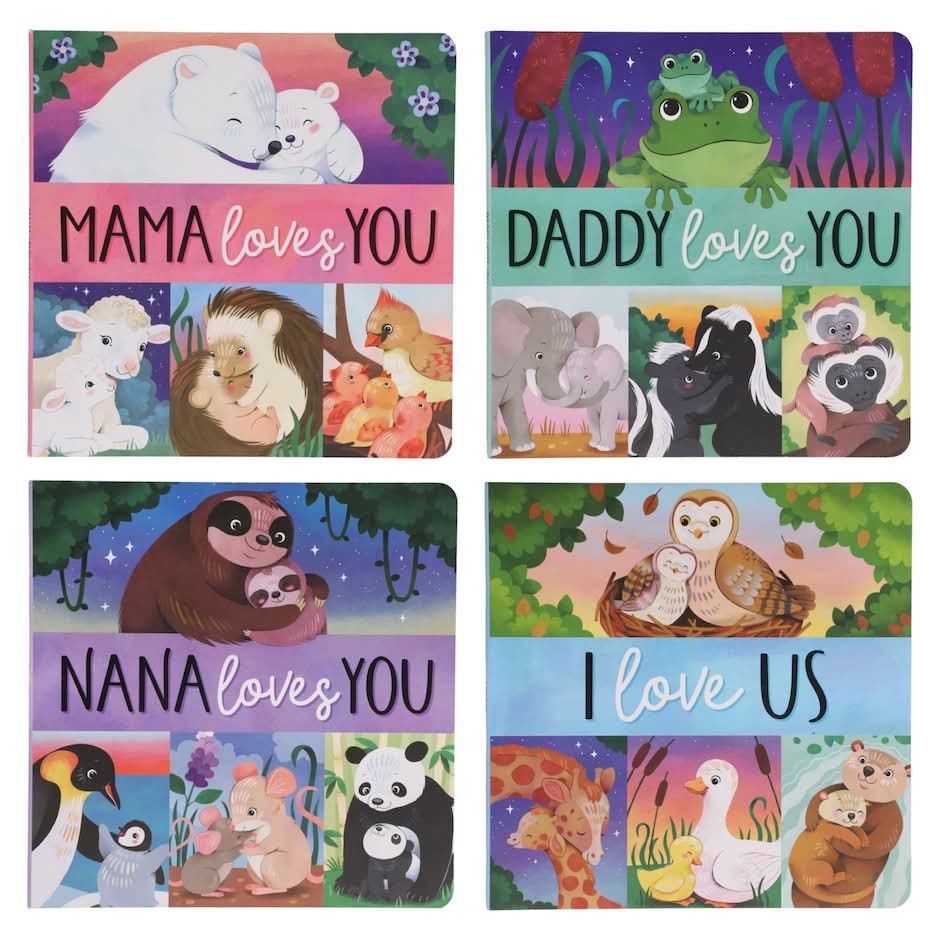 Family-themed Board Book, Assorted Titles.
