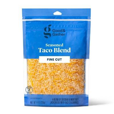 Good & Gather Seasoned Taco Blend Cheese (8 oz)