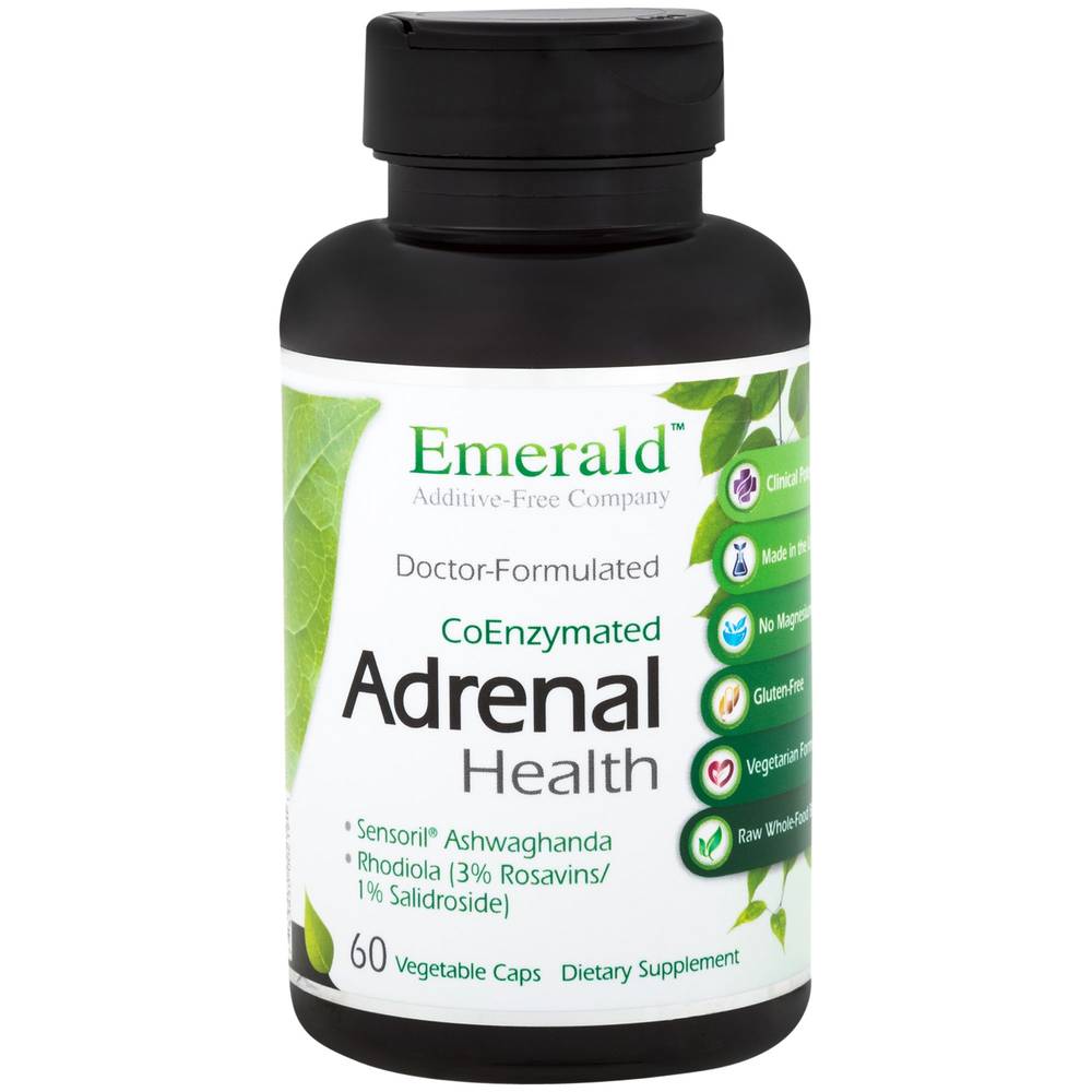 Doctor-Formulated Coenzymated Adrenal Health (60 Vegetarian Capsules)