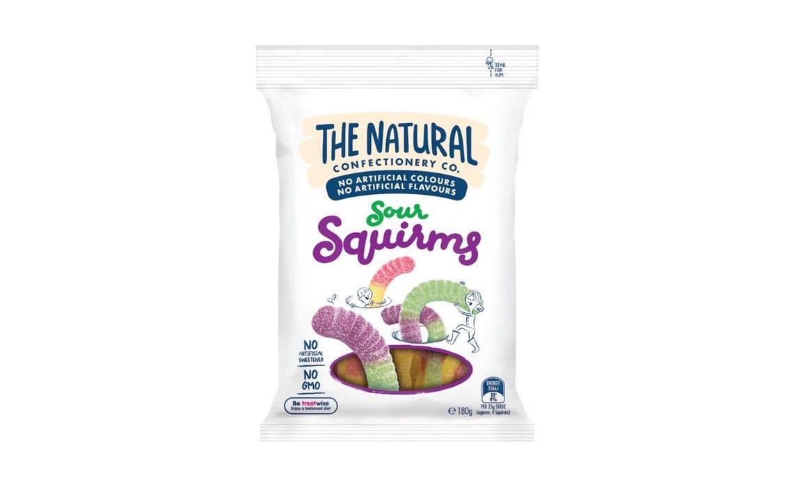 The Natural Confectionery Company Squirms 180g