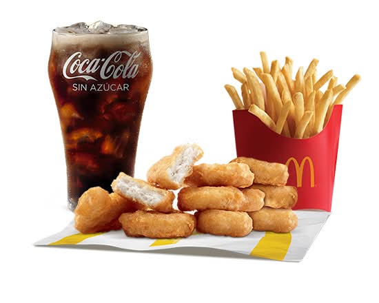 Menú McNuggets 10 Piezas