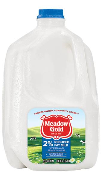 Meadow Gold- 2% Milk  GL/ MG (4 Units)