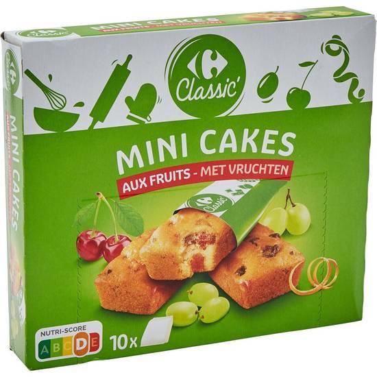 Carrefour Classic' - Mini cakes aux fruits (fruits)